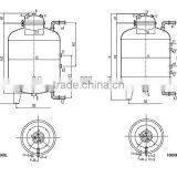 China GMP Standard Medicine/food/chemical Liquid Material Storage Tank Made by Stainless Steel thumbnail-5