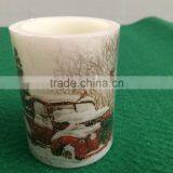 Christmas Decor Led Flameless Candles Led Wax Candles for Christams Yellow Flicking Flameless Led Candle Battery Operated Candle thumbnail-6