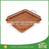 Air Fry Pan Set Gotham Steel Crispy Tray Copper Crisper thumbnail-1