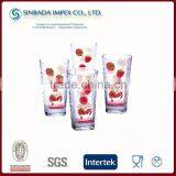 New Arrived Drinking Glass With Heat Transfer Decal,printed Glass thumbnail-1