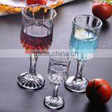 Diamond Embossed Glass Goblet For Beer Wine Shot. thumbnail-6