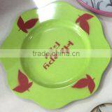 Happy Fall Green Plastic Cup Plate Bowl