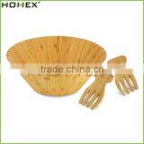 Premium Quality Salad Bowl Set Organic Salad Bowl Homex BSCI/Factory thumbnail-1