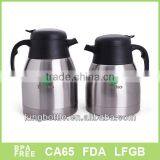 1.5L1.8L 2.0L Stainless Steel Thermos Coffee Tea Kettle thumbnail-1
