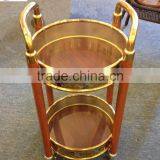 Luxury Stainless Steel Liquor and Food Serving Trolley C-38 thumbnail-1