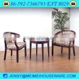 Classical Wooden Tea Table and Chairs Set thumbnail-1