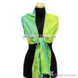 Brocade Silk Scarf, Multi-color, 100% Handicraft in Vietnam thumbnail-1