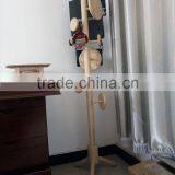 Wooden Clothes Drying Rack Stand Coat Rack Bag Rack Modern Design thumbnail-3