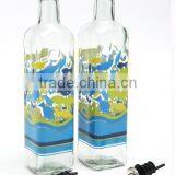 500ml Square Glass Oil Bottle thumbnail-1