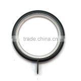 Silent Black Coated Curtain Metal Rod Ring Fixed Eyelet Inside Diameter 35mm - 4 Colors thumbnail-1