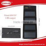 CIGS Flexible 8W Portable Solar Power Charger,solar Panel,solar Cell,laminate,for Mobile, Pad,camera thumbnail-1