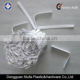 White PP Double-core Plastic Clip Band for Bread Bag thumbnail-4