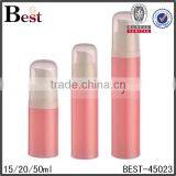 15ml 20ml 50ml Fancy Beautiful Pink Airless Plastic Bottle Pump With PP Pump for Cosmetic Lotion Cream Serum China Suppliers thumbnail-1