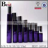 Hot Products Cosmetic Packaging Dark Purple UV Roll on Bottle 10ml Perfume Essential Oil Tube Glass Roll Bottle Factory Price thumbnail-1