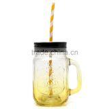 The Glass 500ml Fashional Vintage Mason Glass Drinking Jar thumbnail-3