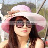 Cheap Lace Hollow Summer Lady Straw Hat for Weddings thumbnail-1