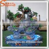Stone Artificial Rock Fountains in Garden thumbnail-4