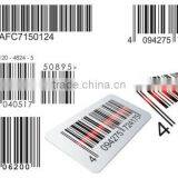 high quality self adesive barcode labels EAS label