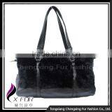 CX-H-32 Genuine Rex Fur Women Handbag Ladies thumbnail-3