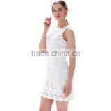 Sleeveless Ladies Elegant Fashion Crochet Simple Dress SR-D9778 thumbnail-3