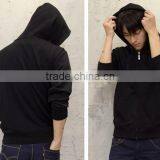 2017 New Product Good Quality China Wholesale Professional Plain Custom Zipper Hoody Fashion for Men thumbnail-2