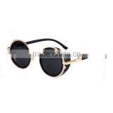 Steampunk Sunglasses 50s Round Glasses Cyber Goggles Vintage Retro Blinder SV004886 thumbnail-3