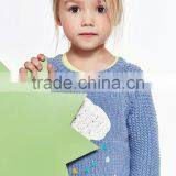 New Winter Cartoon Baby Girls Sweater Cloud Raindrops Kids Clothes Children Sweater Warm Long Sleeve for Girls Knitwear thumbnail-1