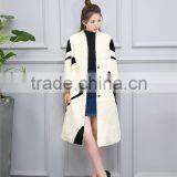 2016 Winter 100% Real Rex Rabbit Fur Coat Women's Genuine Rex Rabbit Fur Coat Long Style Fashion thumbnail-5