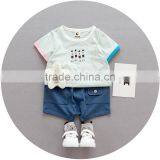 S17379A Baby Boys T Shirt Short Sleeve Children Clothing Summer Kids Printing T Shirt thumbnail-2