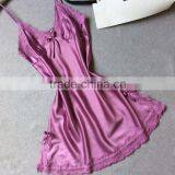 Sleep 16 ms Summer Emulation Silk Condole Belt Skirt Sexy V-neck Spinning Silk Pajamas Leisurewear Wholesale Agents thumbnail-2