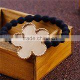 Zinc Based Alloy DIY Resin Mold For Jewelry Making Hair Ties Plum Blossom Gold Plated & Black thumbnail-3