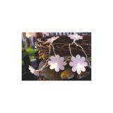 FY-009-C55 LED Christmas LIGHT CHAIN WITH PVC FLOWER thumbnail-1