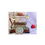 Antique telephone - real wood archaize telephone - the Middle East favorite