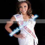 Beautiful Satin Printed Bachelorette Sash thumbnail-5