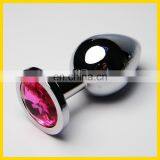 Stainless Steel Chastity Device Stainless Steel Anal Plug thumbnail-3