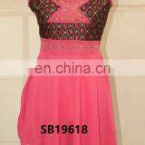 Short Sleevel Woman Chiffon Top and Lady Shirts Design thumbnail-3