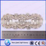 High-end Elegant Diamond Sutra Transparent Acrylic With Handmade Beaded Belt Crystal Lace Wedding Dresses thumbnail-1