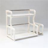 Hot Sell Plastic Storage, Plastic Shelf With Stainless Bar, Kitchen Storage Shelf thumbnail-2