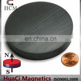 Ferrite Magnet Dia 3"x 1/2" Disc Grade C8 used for industrial