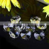 Professional Factory Sew on Rhinestones Octagon Crystal Beads Double Hole Clear Glass Beads thumbnail-3