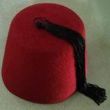 Fez Wool Cap / Turkish Cap / Fez Cap / Turkey Wool Cap / Muslim Wool Cap