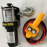 Car Winch for Auto and Self-help With 3000lbs and DC12V/24V and Wired Remote Control thumbnail-2