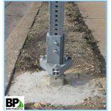 8ft' Perforated Square Sign Posts Back-to-Back Installations thumbnail-4