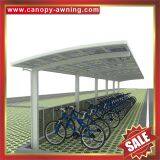 Outdoor Alu Aluminum Aluminium pc Polycarbonate Bike Bicycle Motorcycle Park Canopy Shelter Cover Canopies Awning Project thumbnail-4