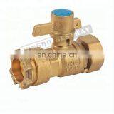 CW617N Forged Brass Water Meter Ball Valve thumbnail-2