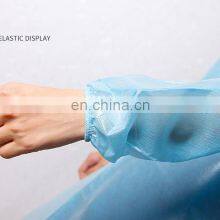 Disposable Non Woven Surgical Gowns Blue and Yellow Medical Protcective Gown thumbnail-4