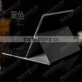 Bluetooth Keyboard for IPad Air2,Black Aluminum+leather Automatic Connection Bluetooth Keyboard With 7 Color Backlight thumbnail-2