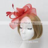 Fashionable Design Bridal Feather Fascinator Hat With Clip thumbnail-4