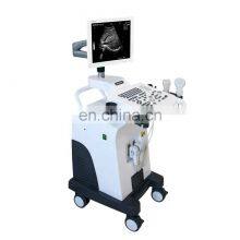 Portable Medical Ultrasound Instruments 15 Inch B/W Full- Digital 2D Ultrasound Trolley Ultrasound Scanner Machine thumbnail-1