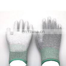 Esd Palm Fit Gloves With pu Coated Palm for Safety and Work thumbnail-5